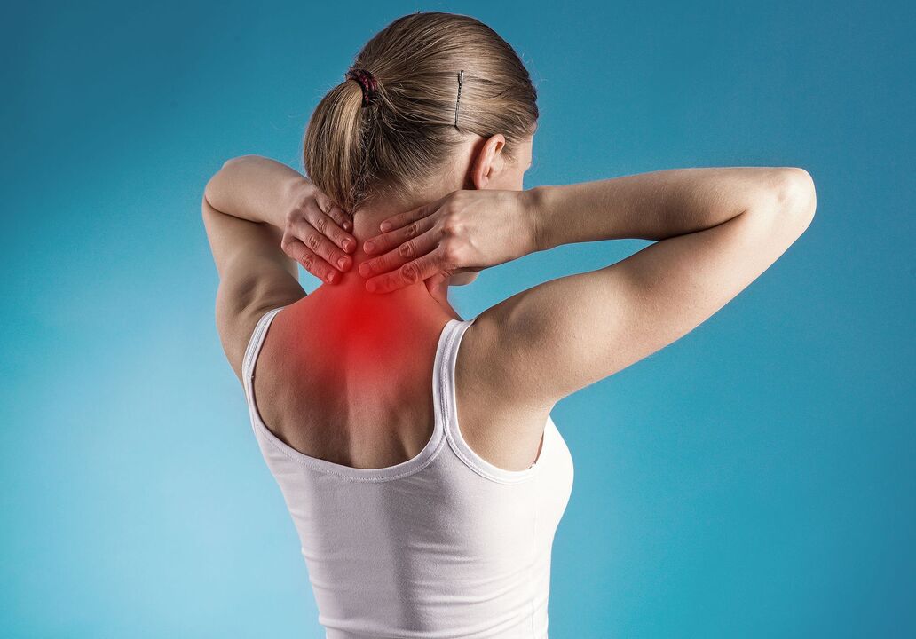 Síntomas da osteocondrose cervical